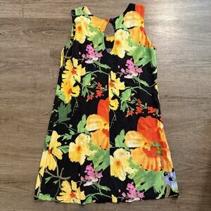 Jams World Brightly Colorful Sleeveless Dress Size M